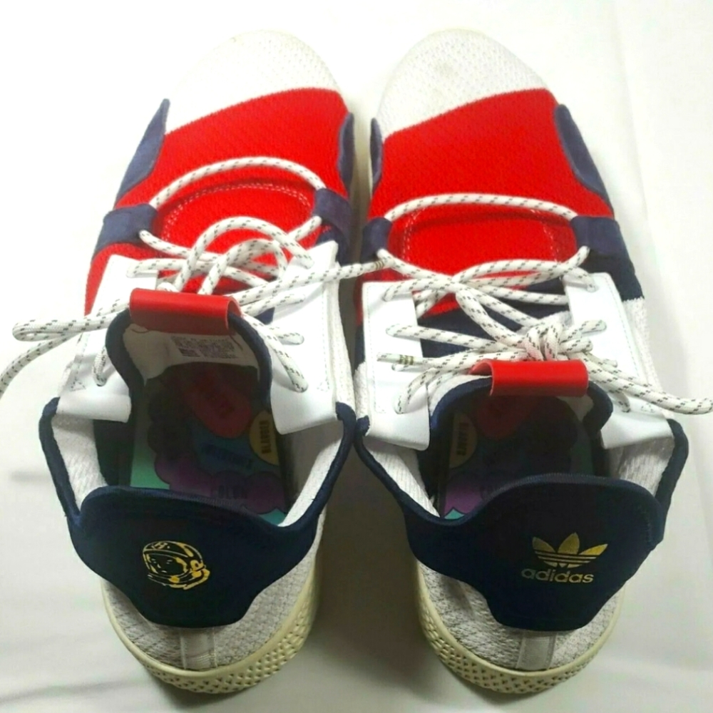Adidas Tennis HU V2 x Pharrell x Billionaire Boys Club Scarlet 2018 - Sz. 13